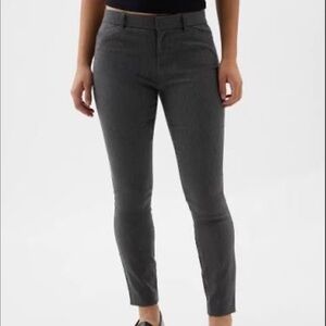 GAP Charcoal Signature Skinny Ankle Pants